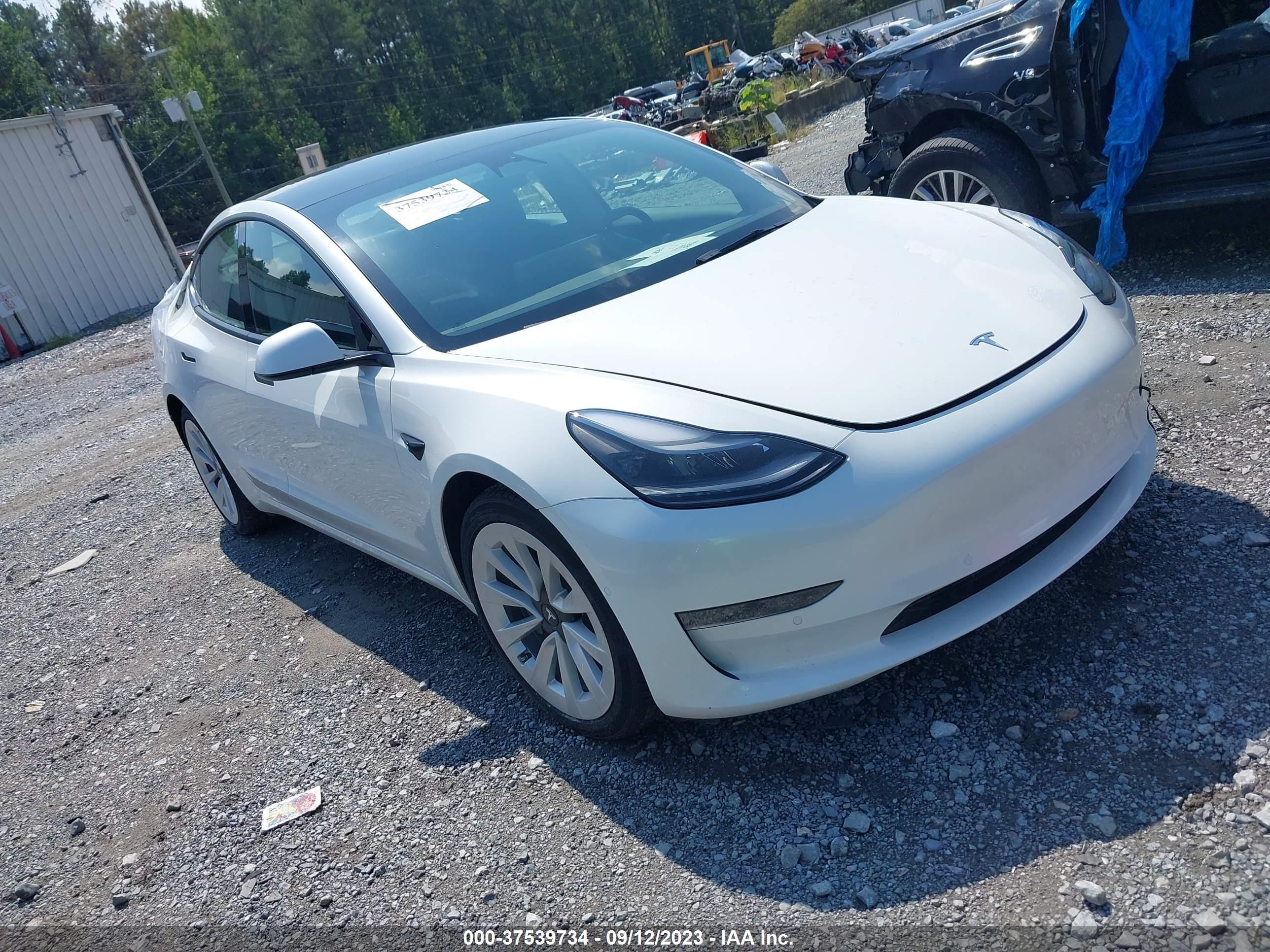 tesla model 3 2022 5yj3e1eb2nf205407