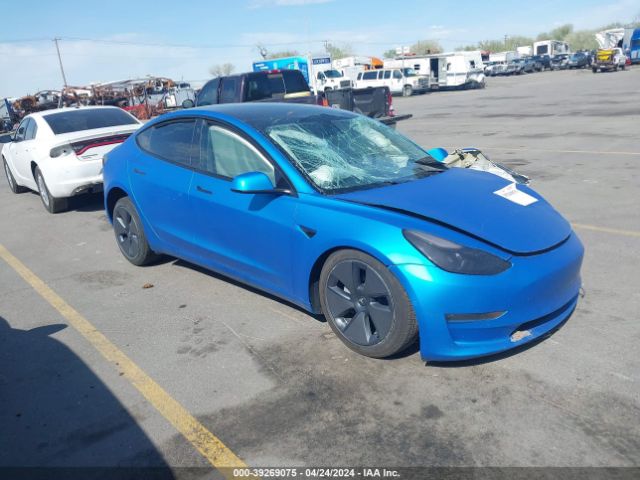 tesla model 3 2022 5yj3e1eb3nf123086