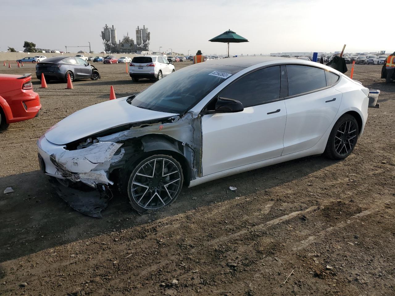 tesla model 3 2022 5yj3e1eb3nf181909