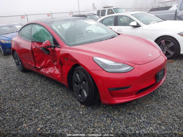 tesla model 3 2022 5yj3e1eb4nf133285