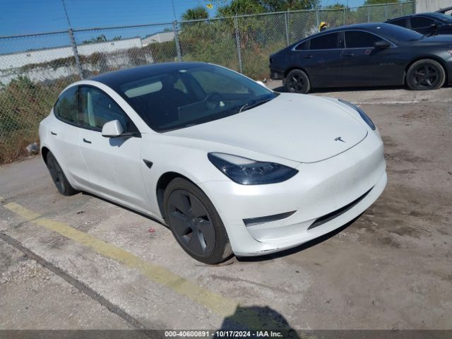 tesla model 3 2022 5yj3e1eb4nf172121