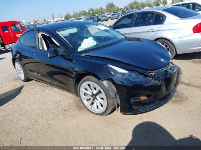 tesla model 3 2022 5yj3e1eb4nf191655