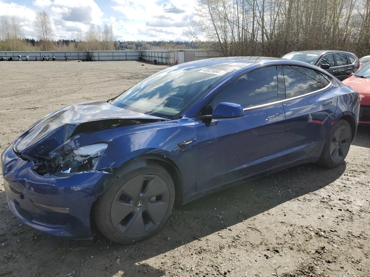 tesla model 3 2022 5yj3e1eb5nf256495