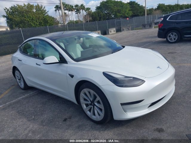 tesla model 3 2022 5yj3e1eb8nf234202