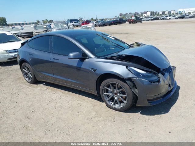 tesla model 3 2022 5yj3e1eb9nf184247