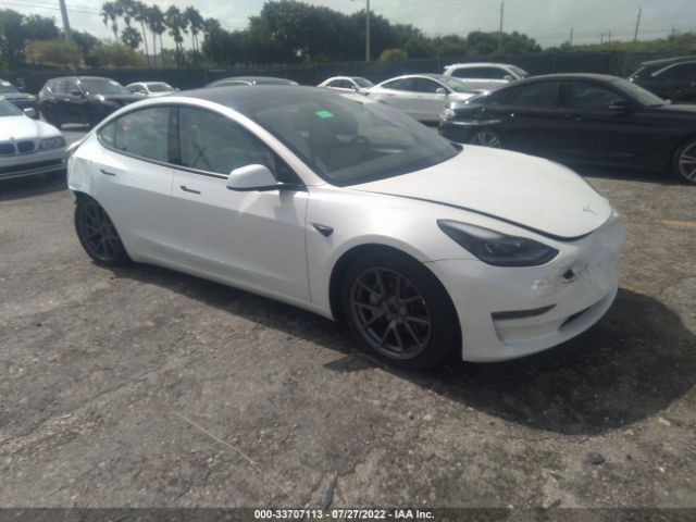 tesla model 3 2021 5yj3e1ebxmf056405