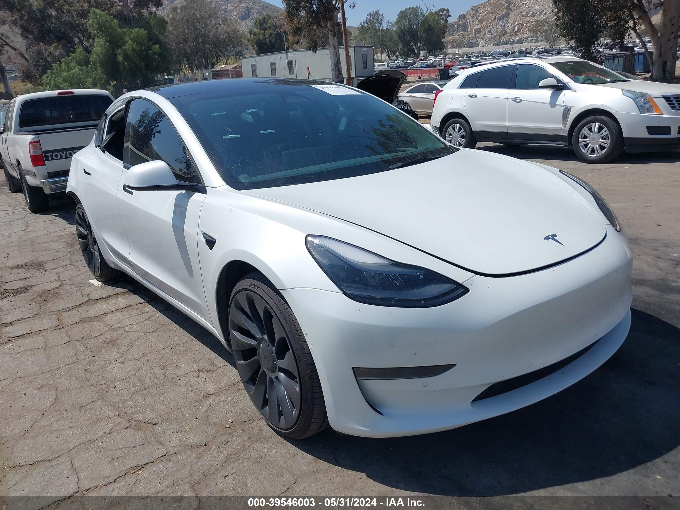 tesla model 3 2022 5yj3e1ec7nf274392