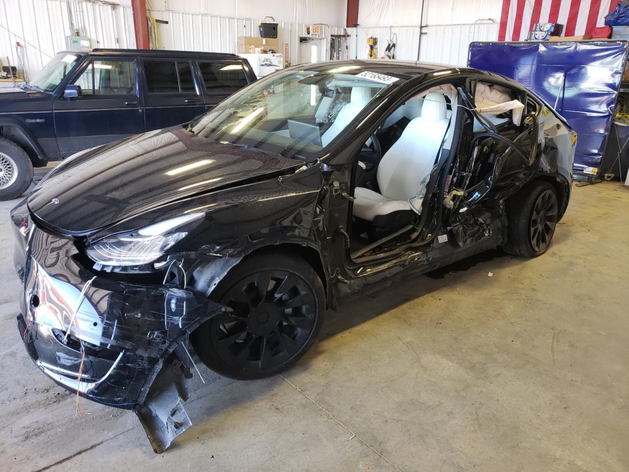 tesla model y 2021 5yjygaee0mf201607