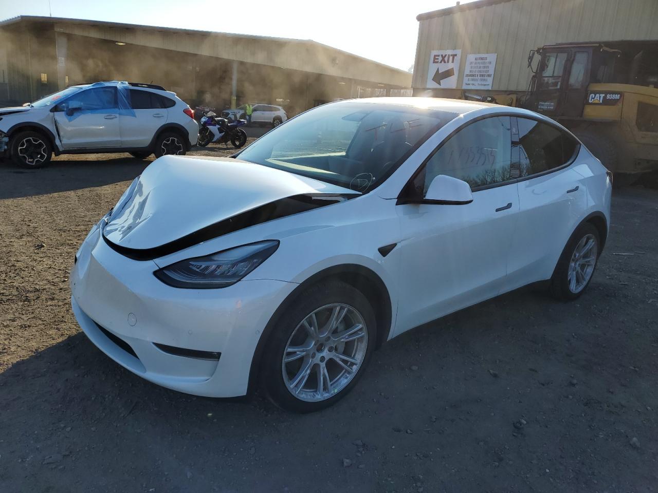 tesla model y 2021 5yjygaee7mf180951