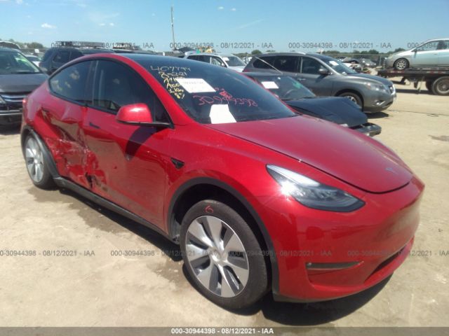 tesla model y 2021 5yjygaee7mf187267