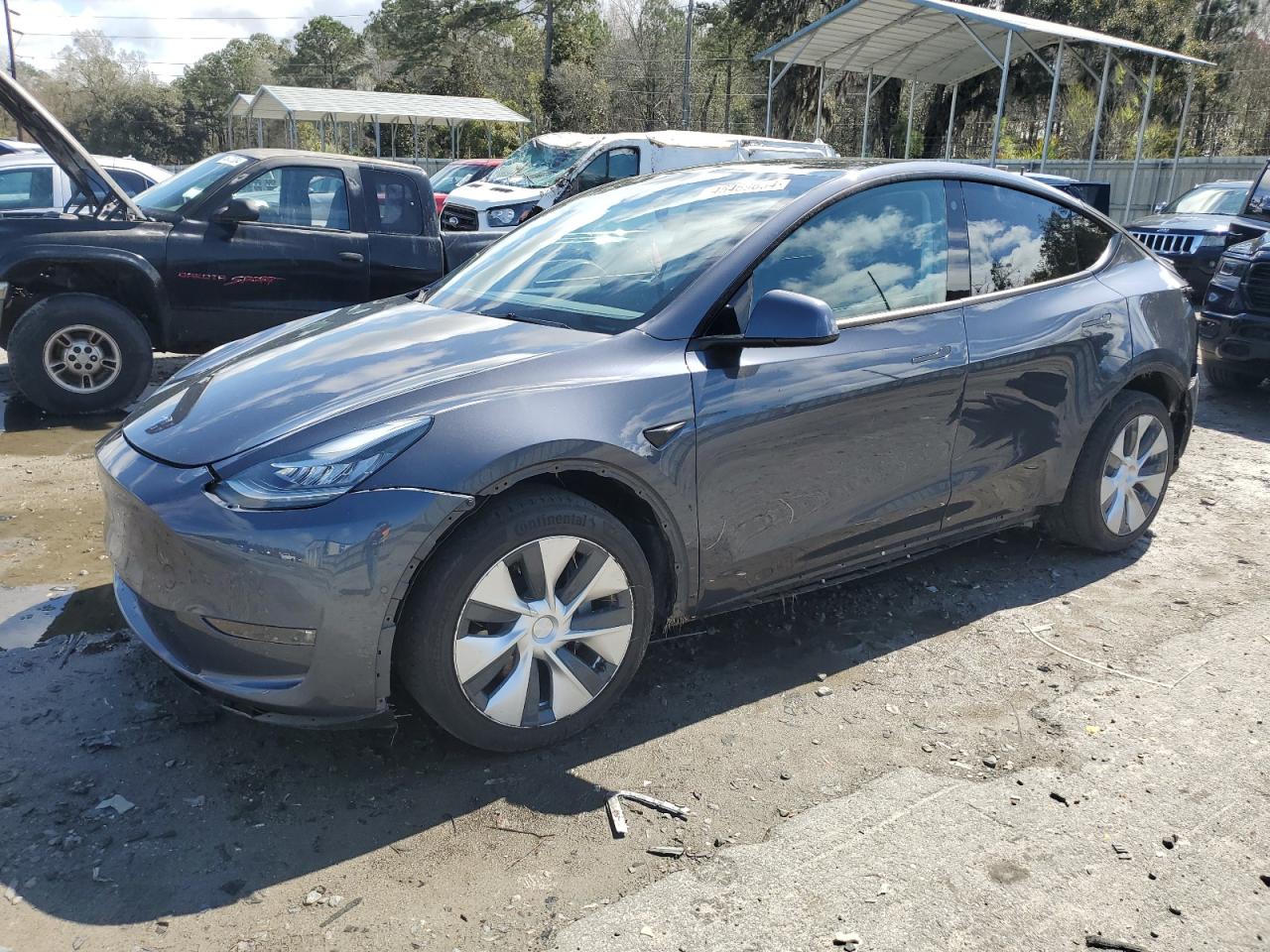 tesla model y 2021 5yjygaeexmf298153