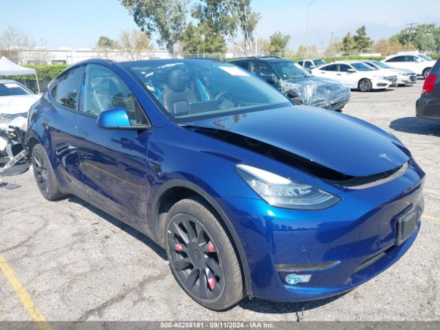 tesla model y 2021 5yjygded7mf112903