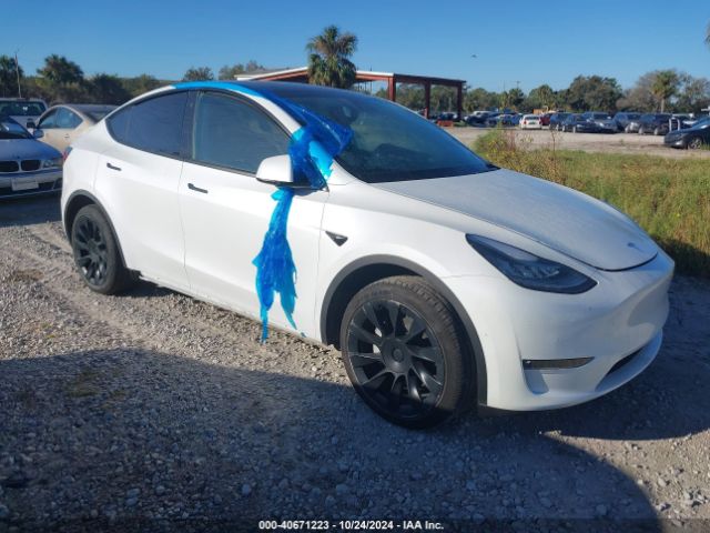 tesla model y 2021 5yjygdedxmf110160