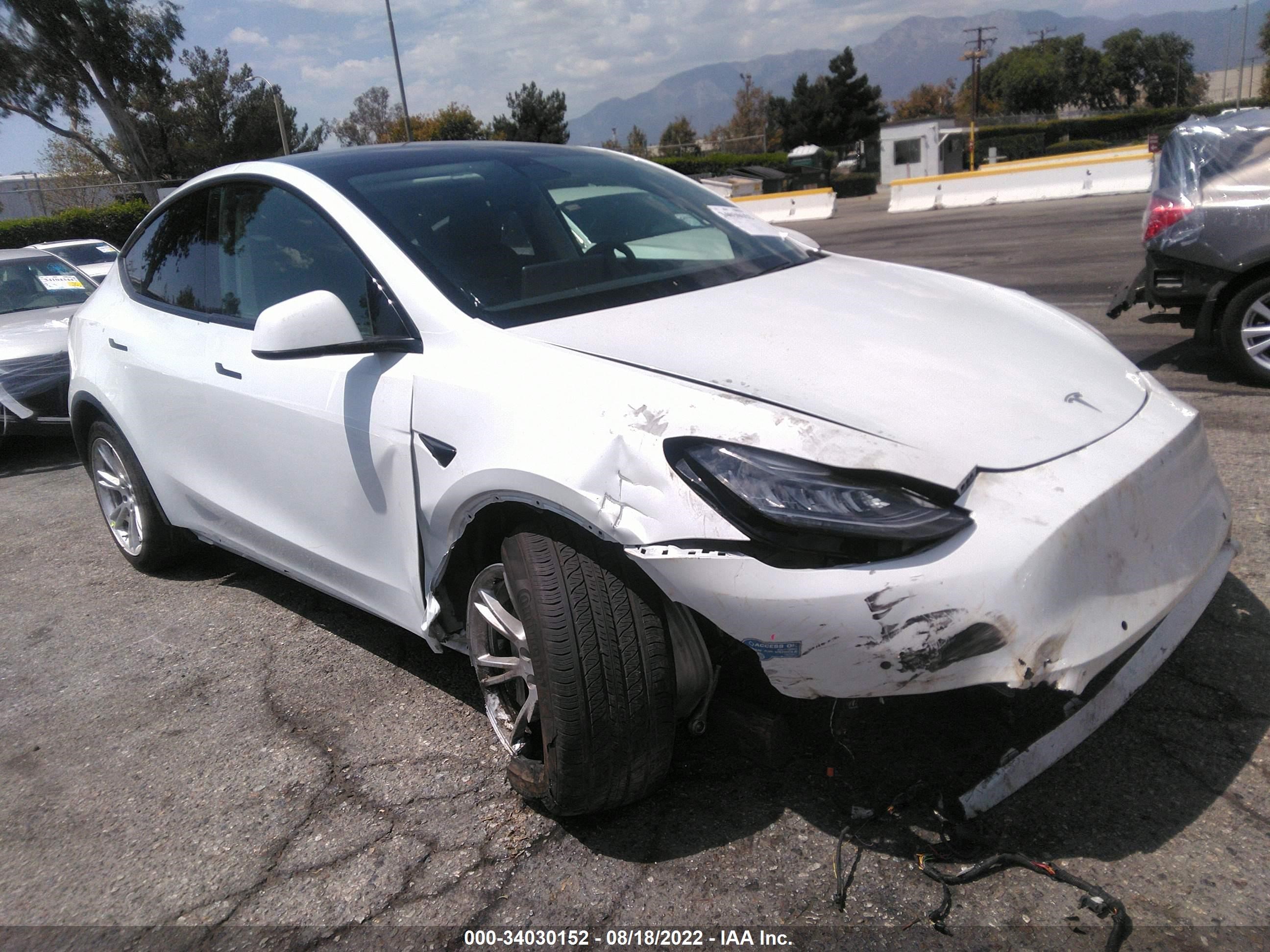 tesla model y 2021 5yjygdee0mf082488