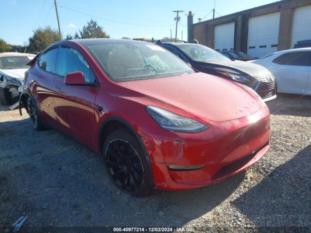 tesla model y 2021 5yjygdee0mf300199