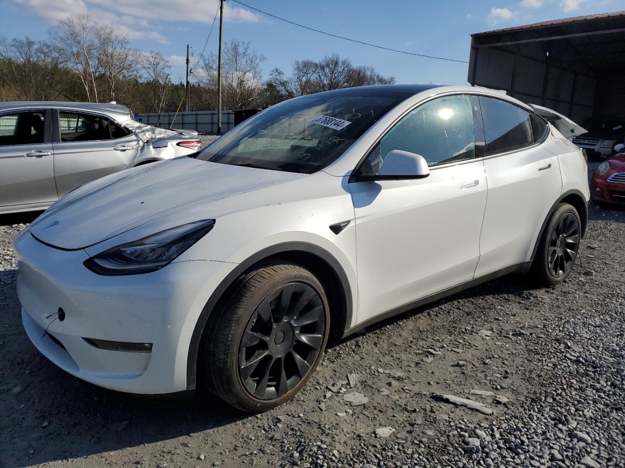 tesla model y 2021 5yjygdee1mf229904