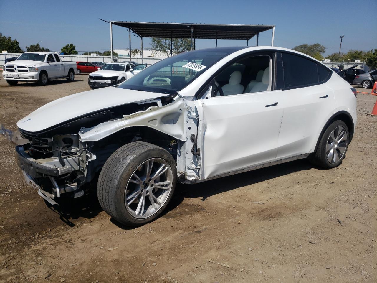 tesla model y 2021 5yjygdee2mf122991