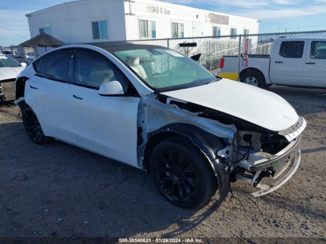 tesla model y 2021 5yjygdee3mf152274