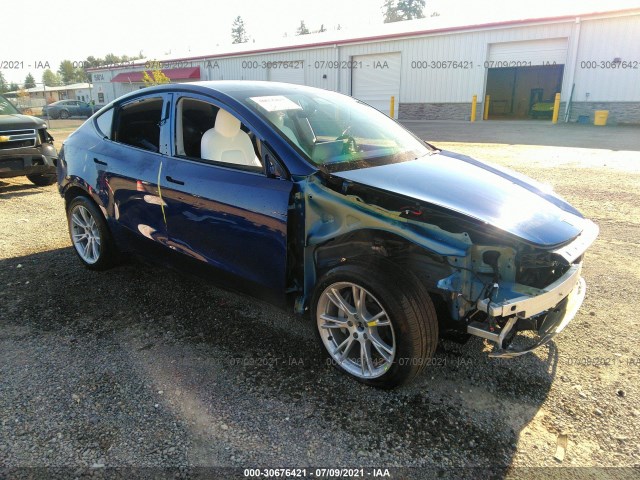 tesla model y 2021 5yjygdee4mf074829