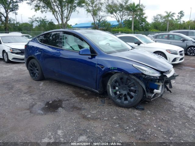 tesla model y 2021 5yjygdee4mf243120