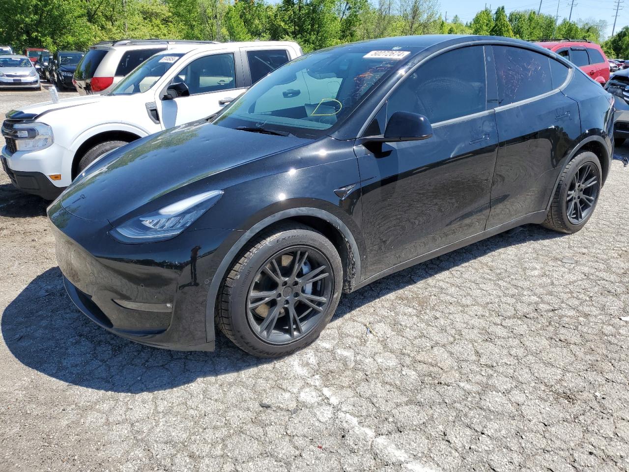 tesla model y 2021 5yjygdee4mf256272