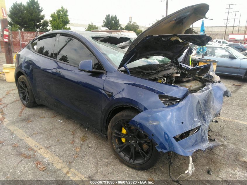 tesla model y 2021 5yjygdee5mf191335