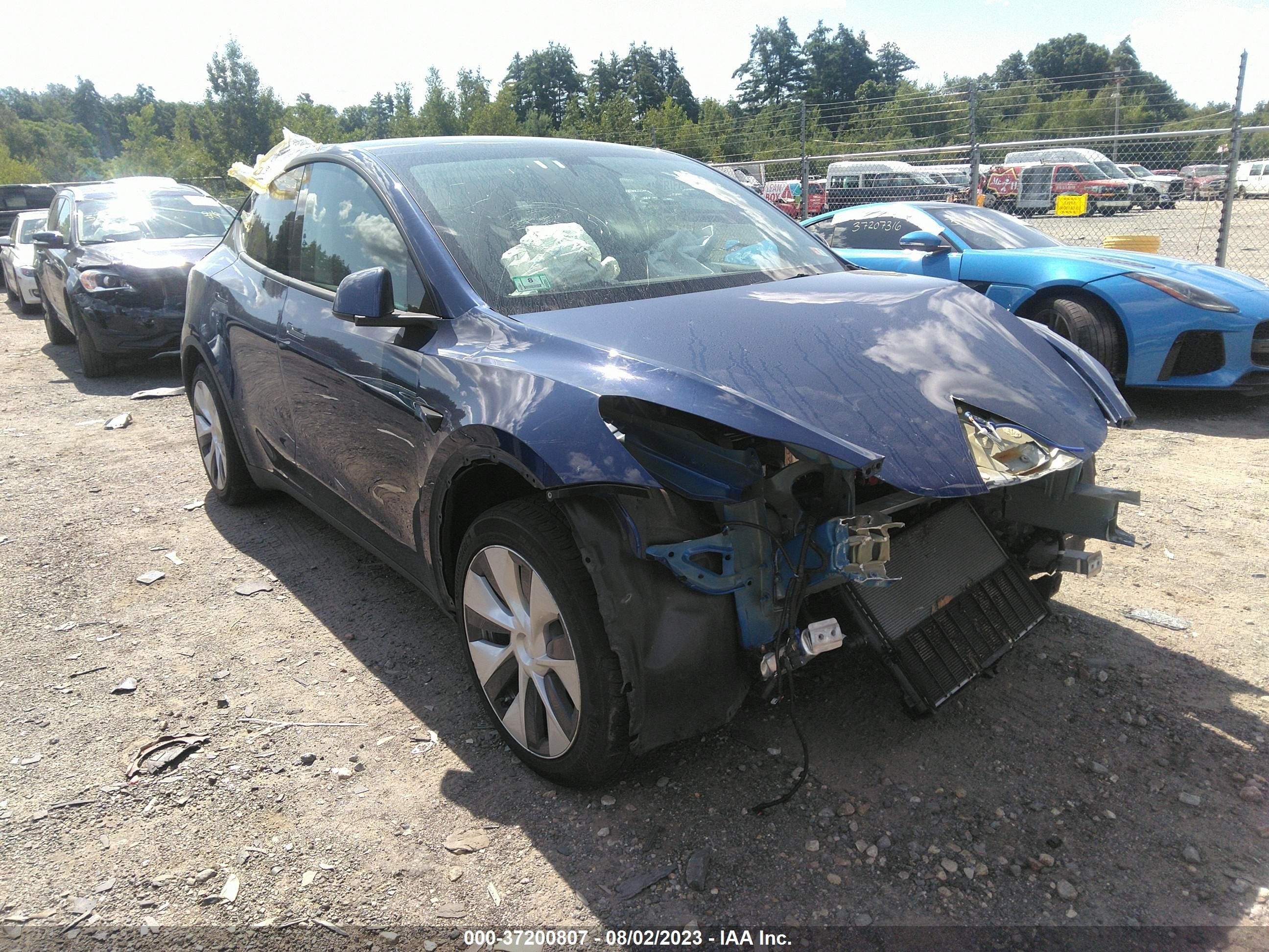 tesla model y 2021 5yjygdee5mf239741