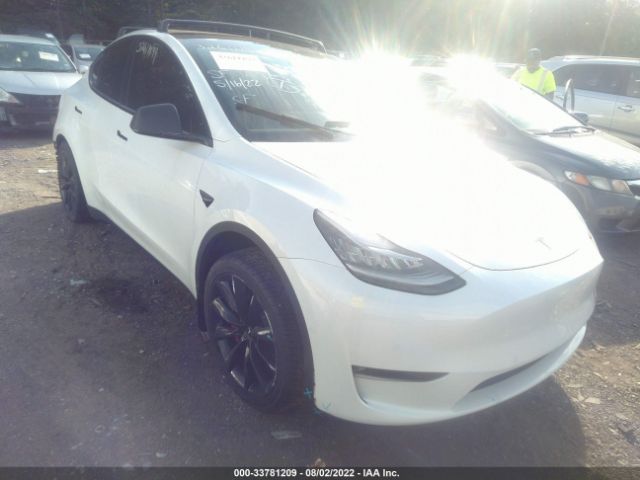 tesla model y 2021 5yjygdee5mf265353