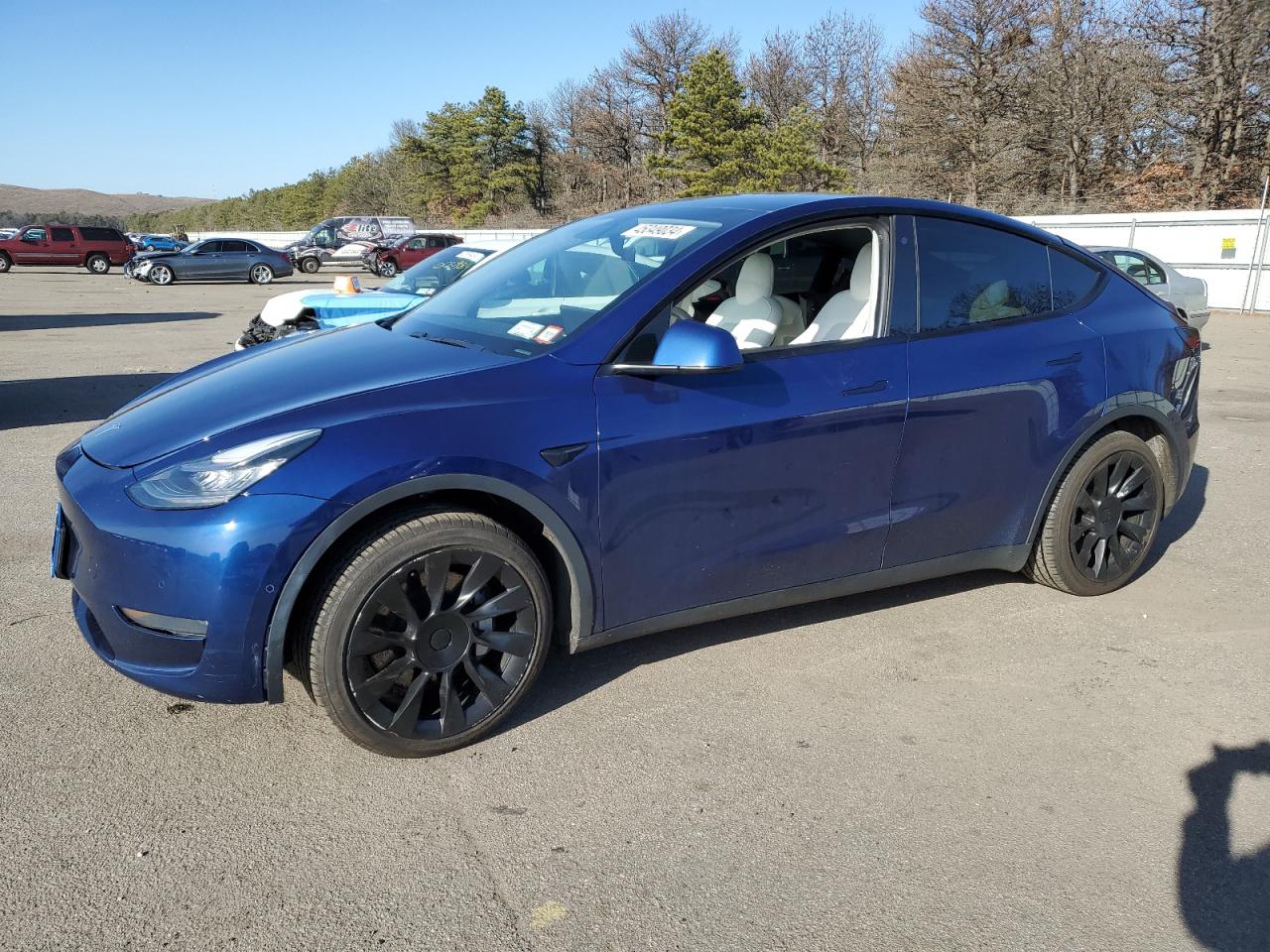 tesla model y 2020 5yjygdee7lf025753