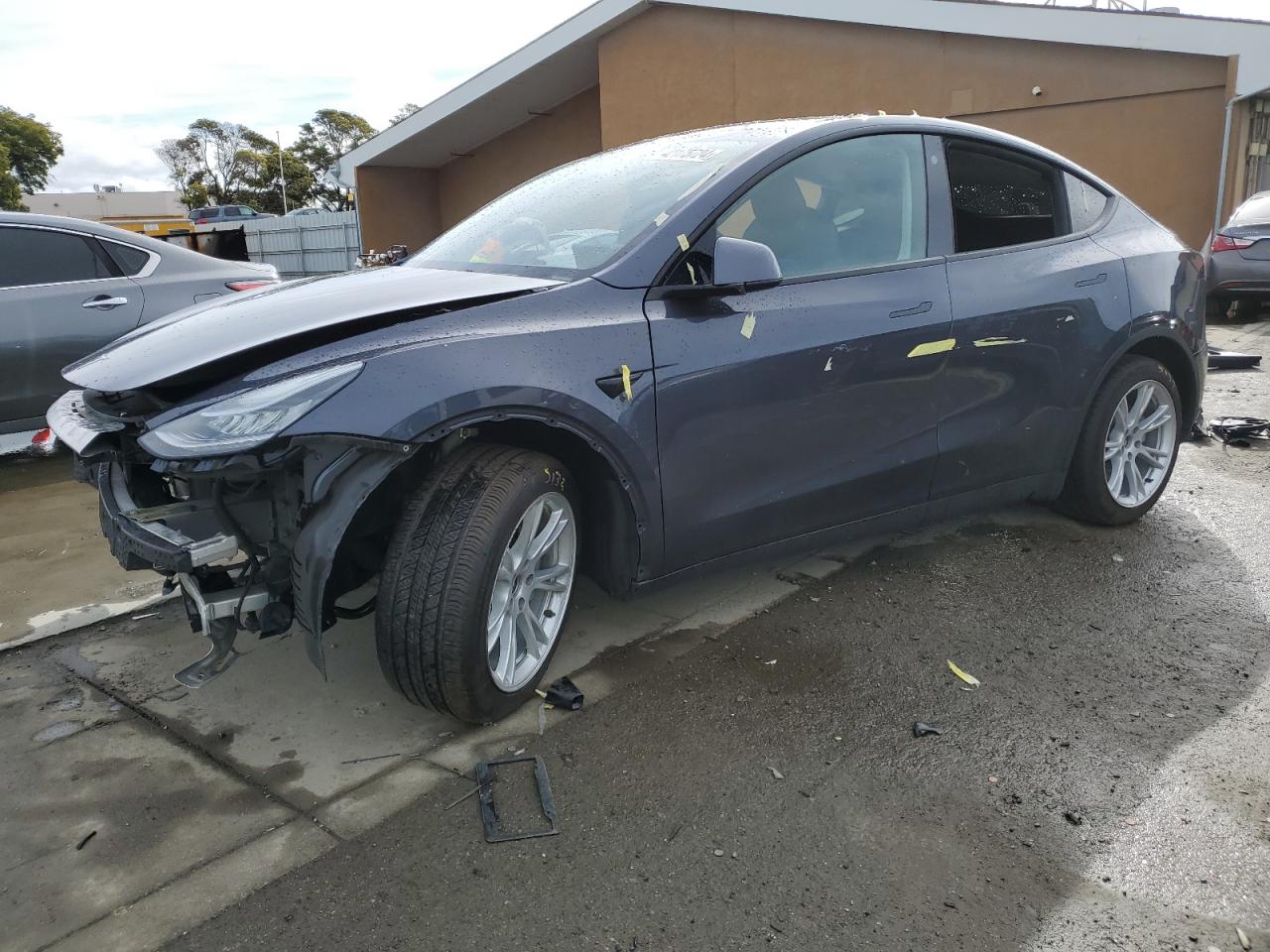 tesla model y 2021 5yjygdee7mf215375