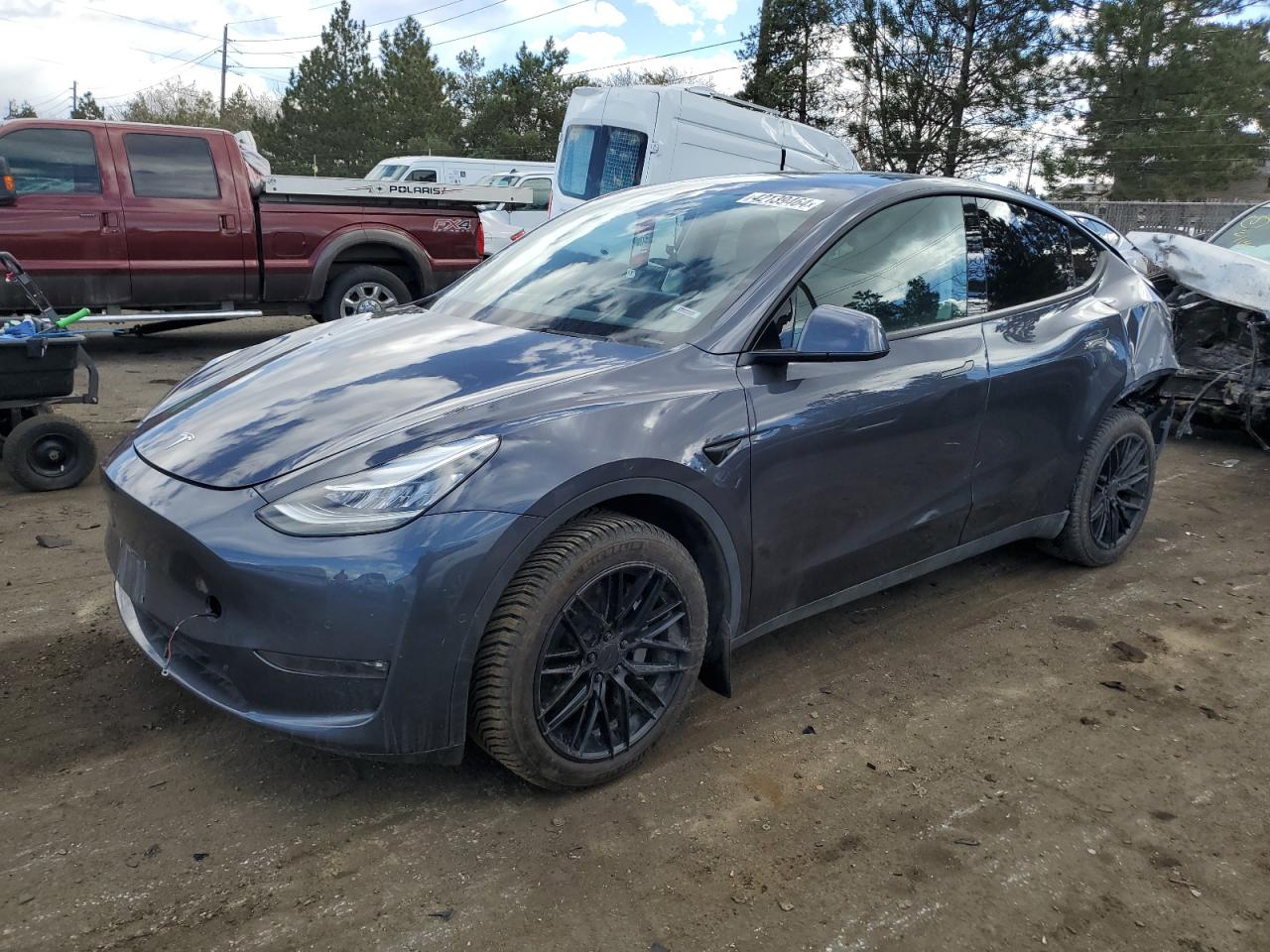 tesla model y 2021 5yjygdee7mf232970