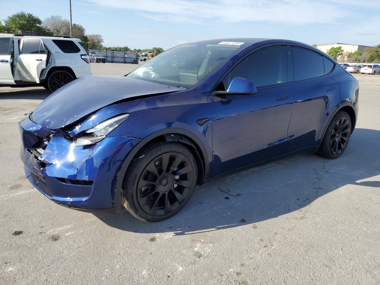 tesla model y 2021 5yjygdee8mf141321