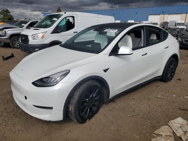 tesla model y 2021 5yjygdee8mf201310