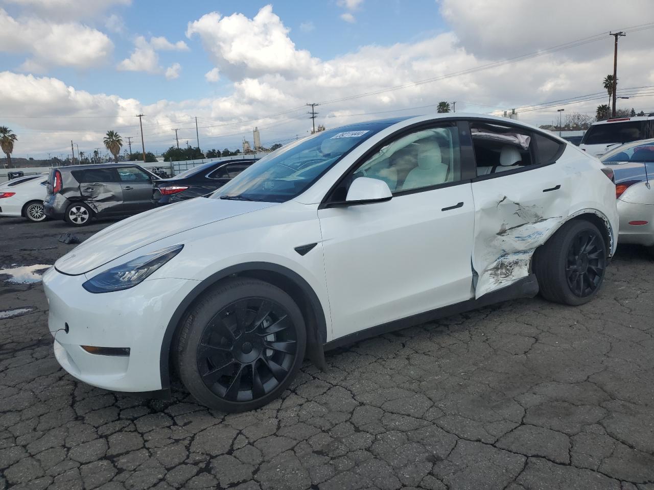 tesla model y 2021 5yjygdee9mf158337