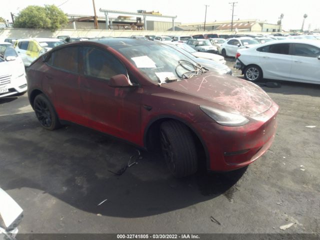 tesla model y 2021 5yjygdee9mf271334