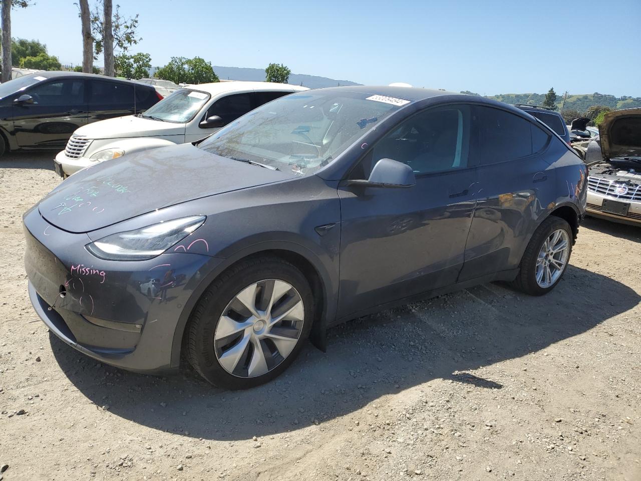 tesla model y 2021 5yjygdee9mf302369