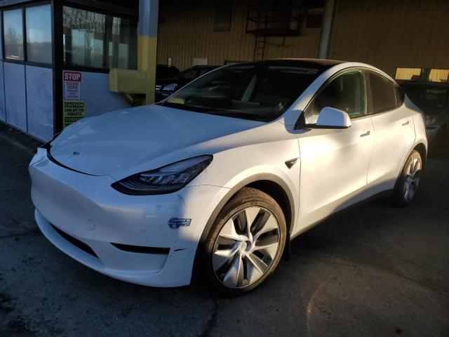 tesla model y 2020 5yjygdeexlf031868