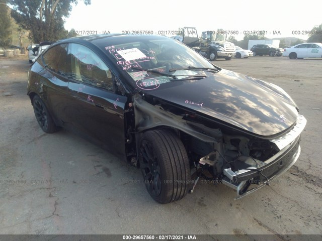 tesla model y 2020 5yjygdeexlf052476