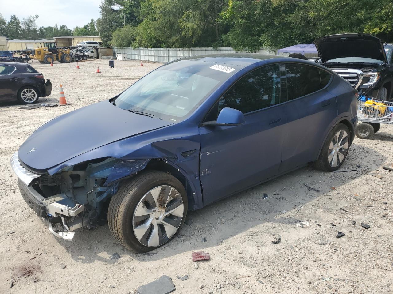 tesla model y 2021 5yjygdeexmf061065