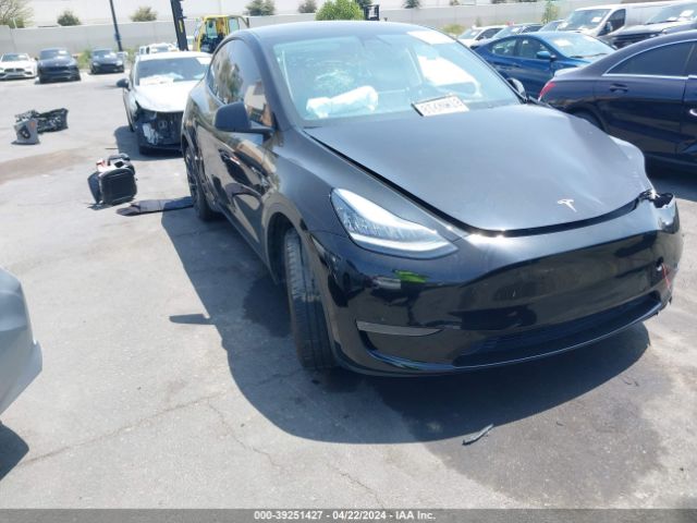 tesla model y 2021 5yjygdeexmf076648