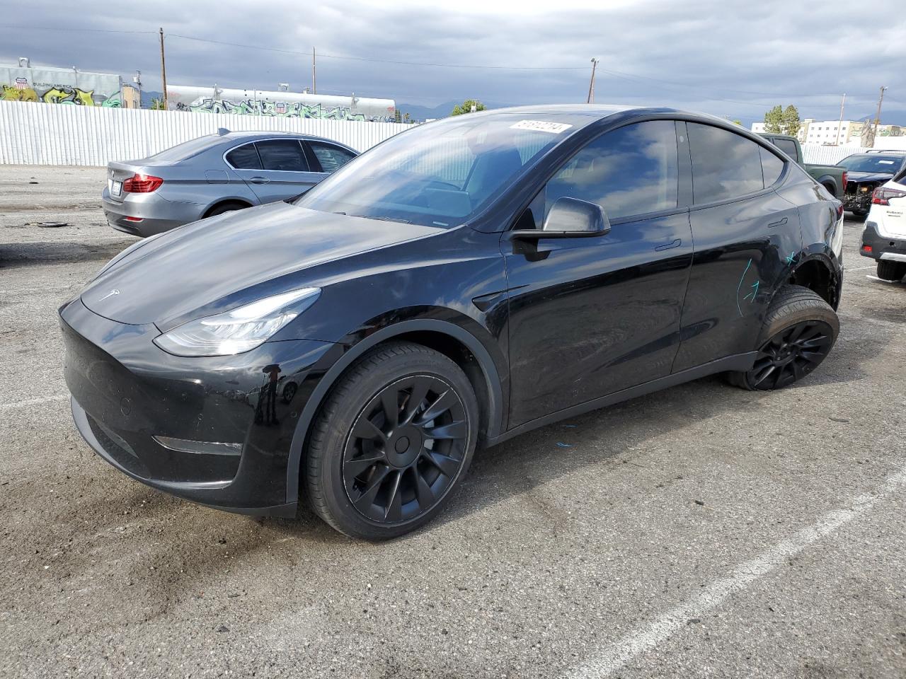 tesla model y 2021 5yjygdeexmf080571