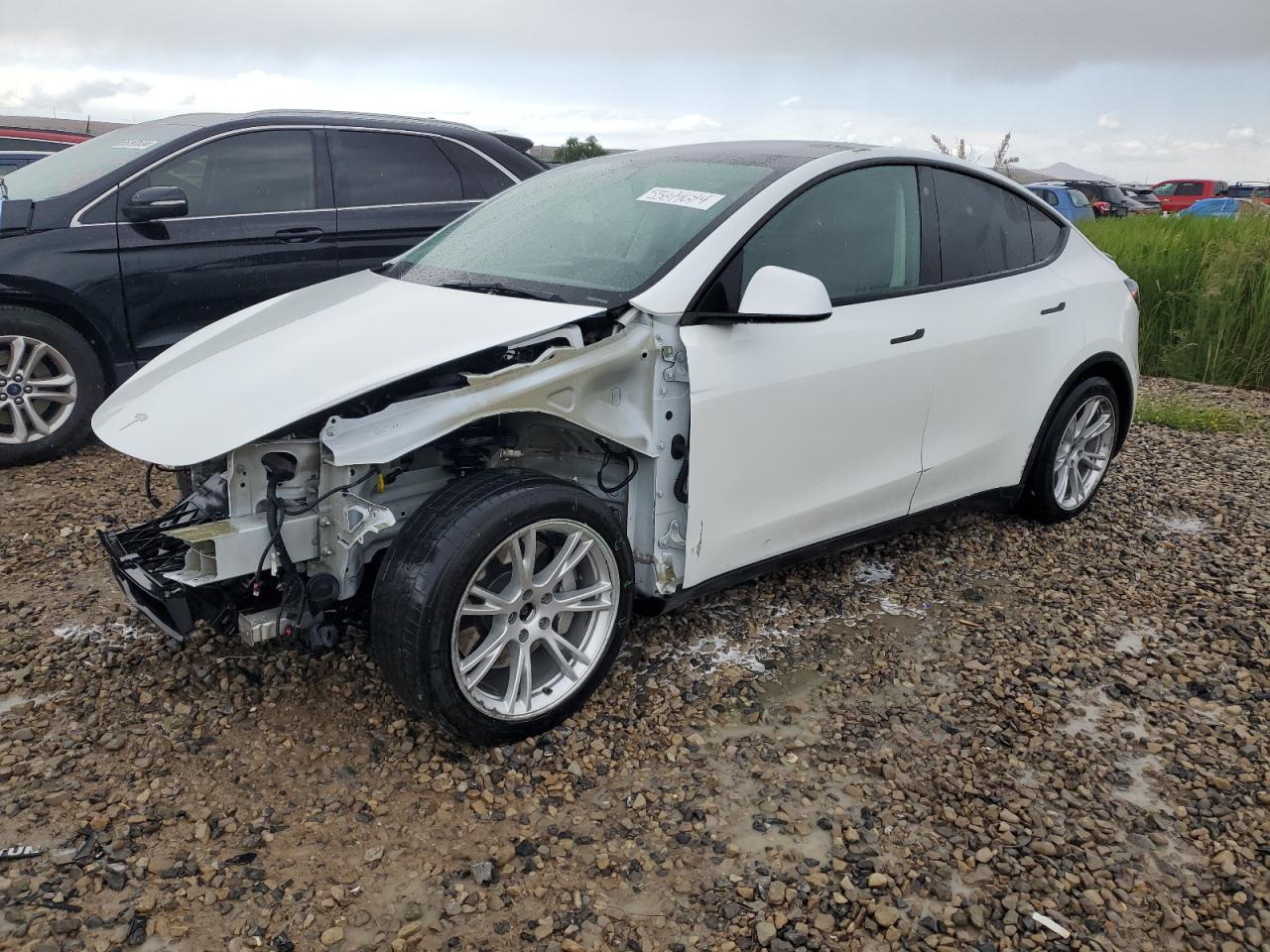 tesla model y 2021 5yjygdeexmf094728