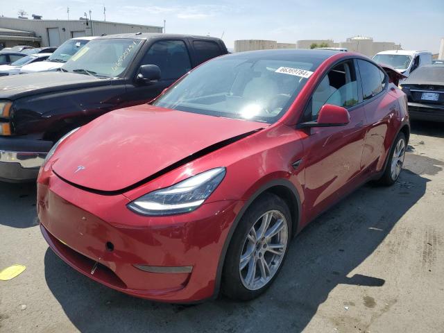 tesla model y 2021 5yjygdeexmf095961