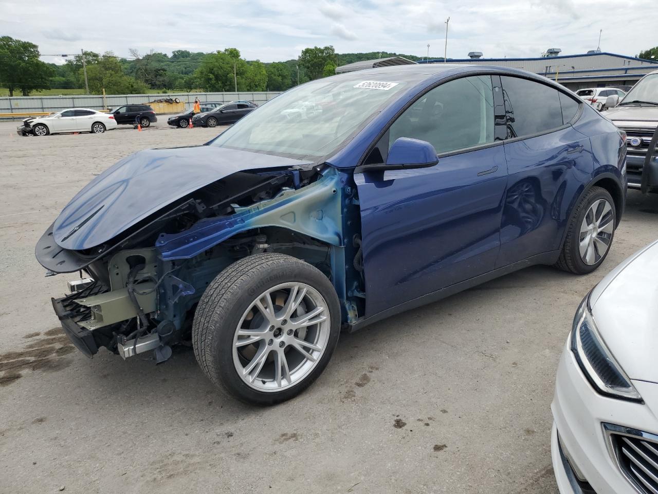 tesla model y 2021 5yjygdeexmf106571