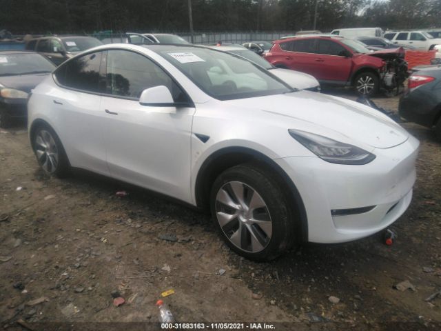 tesla model y 2021 5yjygdeexmf114203