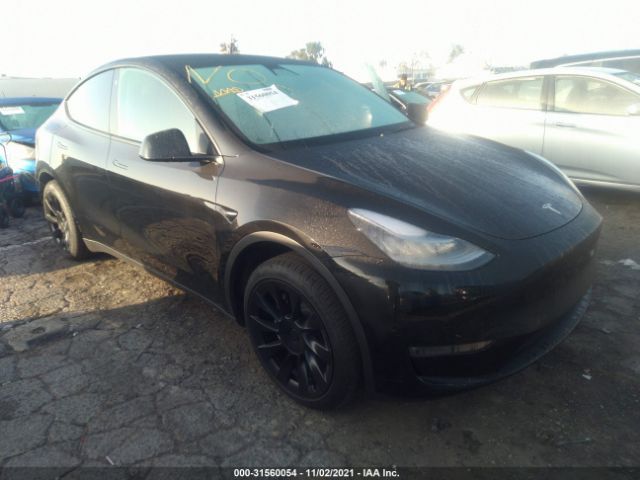 tesla model y 2021 5yjygdeexmf142812