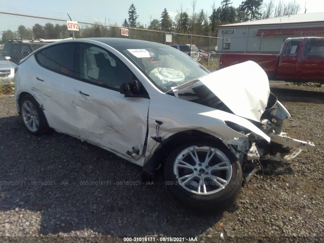 tesla model y 2021 5yjygdeexmf160131