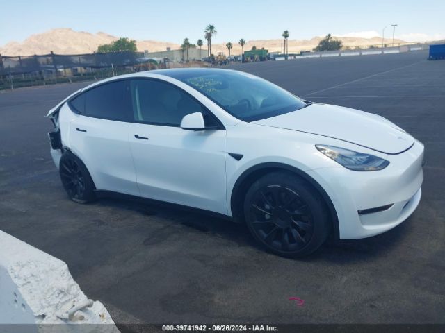 tesla model y 2021 5yjygdeexmf186521