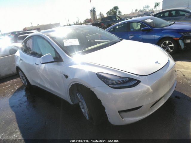 tesla model y 2021 5yjygdeexmf213037