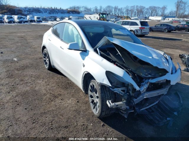 tesla model y 2021 5yjygdeexmf262755